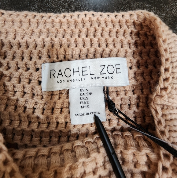 Women's NWT Rachel Zoe thick knit mock neck sleeve-less sweater - Picture 6 of 9